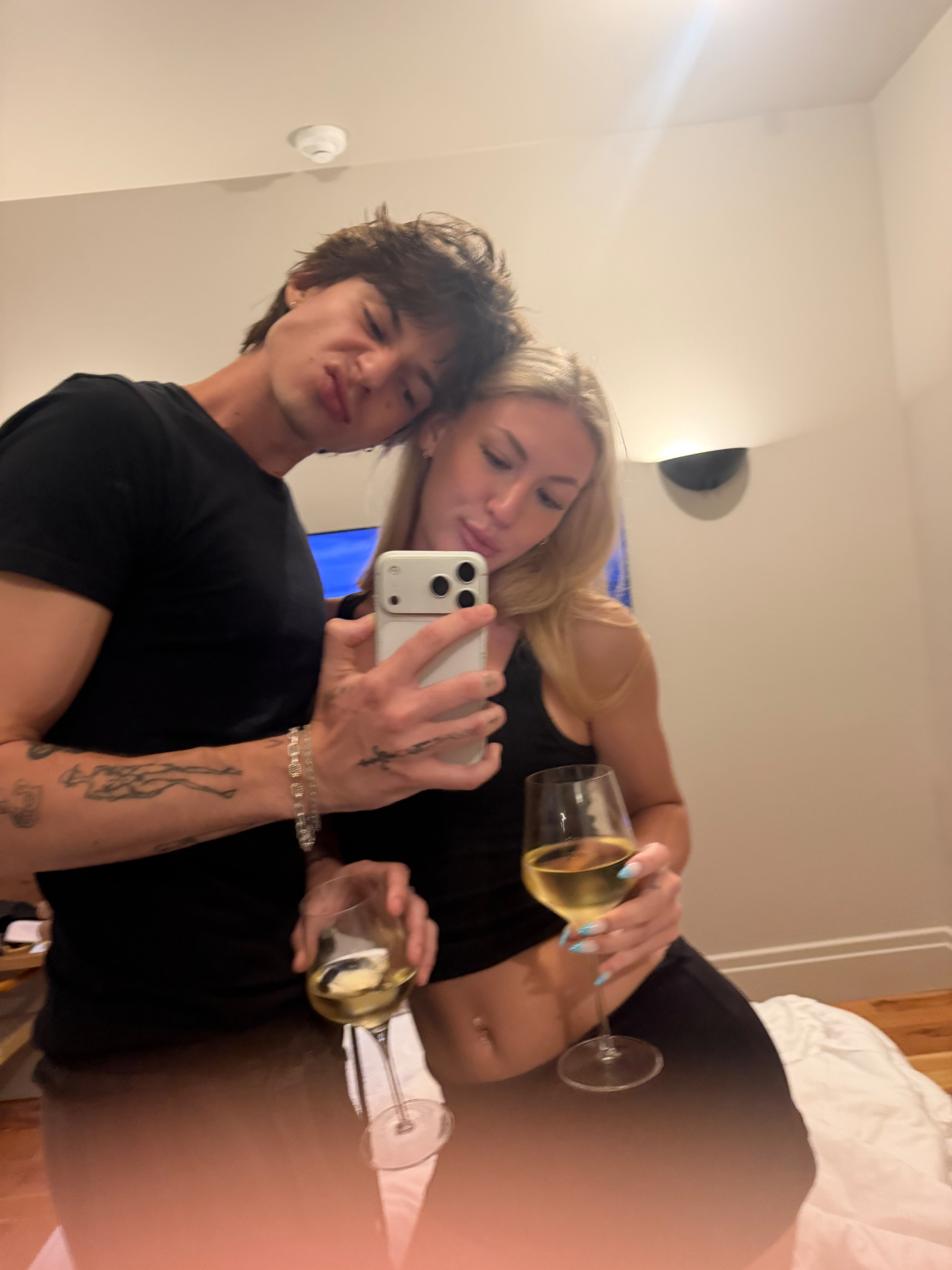 The two of us together